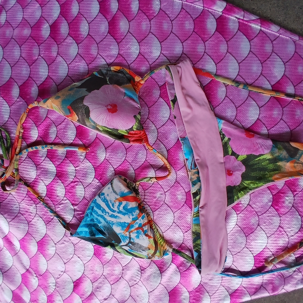 San Lorenzo Multicolor Floral Bikini